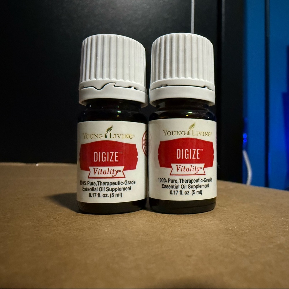 2 bottles of Young Living Digize Vitality